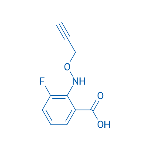 3-Fluoro-2-[(prop-2-yn-1-yloxy)amino]benzoic acid 1g