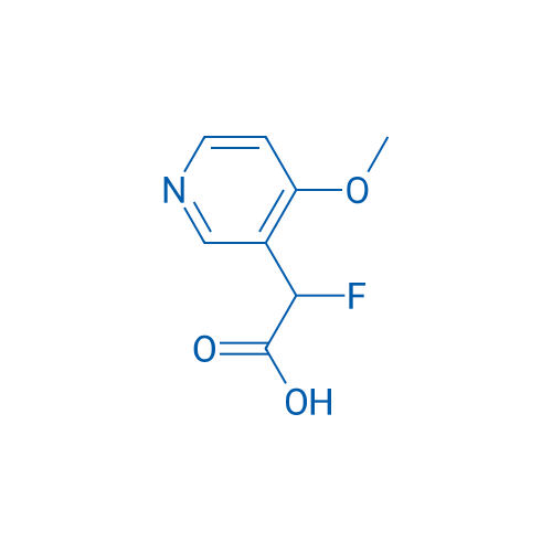 2-Fluoro-2-(4-methoxypyridin-3-yl)acetic acid 1g