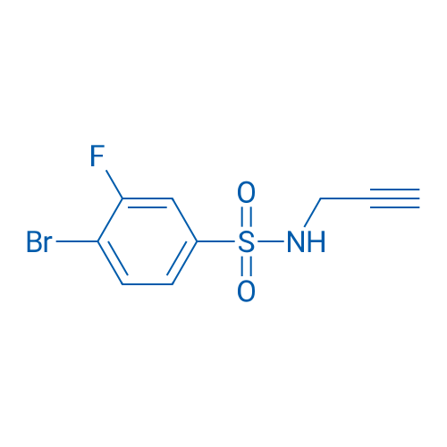 4-Bromo-3-fluoro-N-(prop-2-yn-1-yl)benzenesulfonamide 1g
