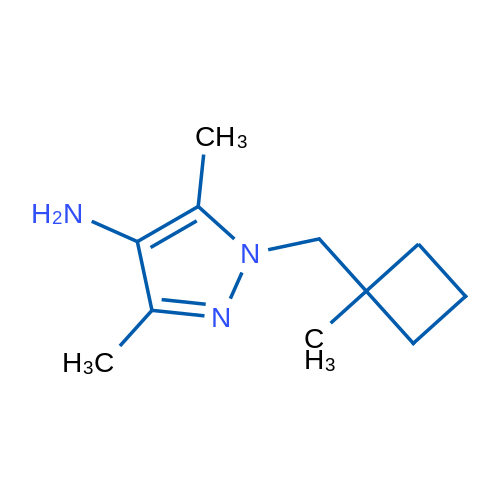 3,5-Dimethyl-1-[(1-methylcyclobutyl)methyl]-1H-pyrazol-4-amine 1g