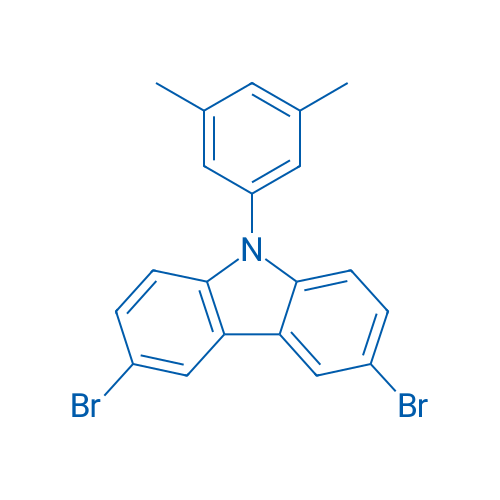 3,6-Dibromo-9-(3,5-dimethylphenyl)-9H-carbazole 100mg