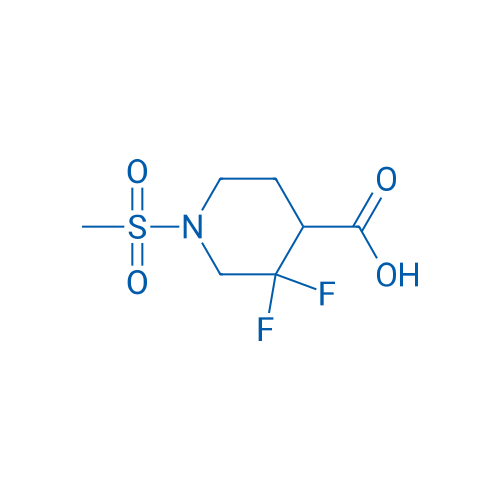 3,3-Difluoro-1-methanesulfonylpiperidine-4-carboxylic acid 1g