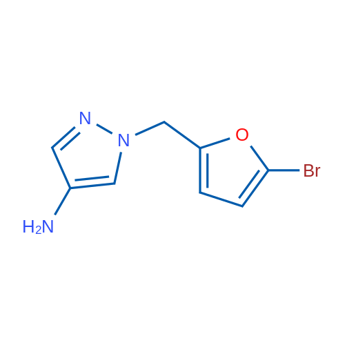 1-[(5-Bromofuran-2-yl)methyl]-1H-pyrazol-4-amine 1g