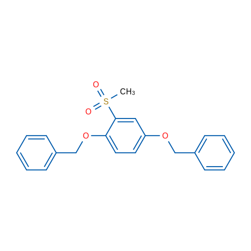 1,4-Bis(benzyloxy)-2-methanesulfonylbenzene 1g
