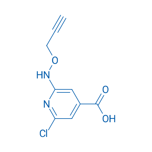 2-Chloro-6-[(prop-2-yn-1-yloxy)amino]pyridine-4-carboxylic acid 1g