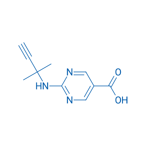 2-[(2-Methylbut-3-yn-2-yl)amino]pyrimidine-5-carboxylic acid 1g