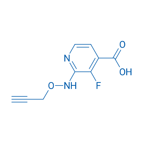 3-Fluoro-2-[(prop-2-yn-1-yloxy)amino]pyridine-4-carboxylic acid 1g