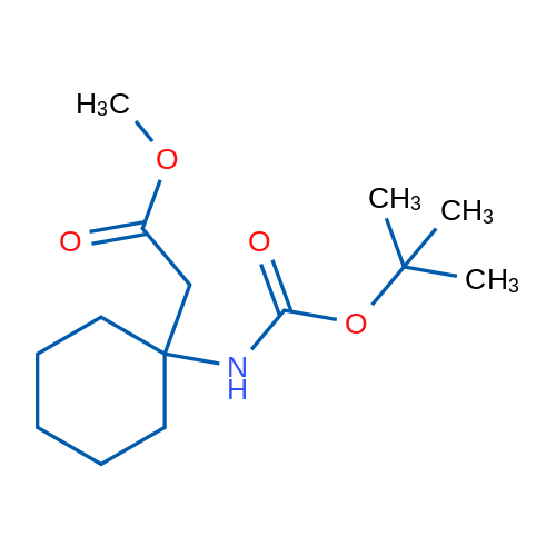 Methyl 2-(1-((tert-butoxycarbonyl)amino)cyclohexyl)acetate 1g