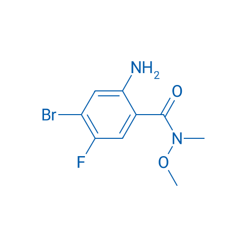 2-AMino-4-bromo-5-fluoro-n-methoxy-n-methyl-benzamide 5g