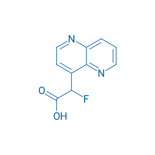 2-Fluoro-2-(1,5-naphthyridin-4-yl)acetic acid 1g