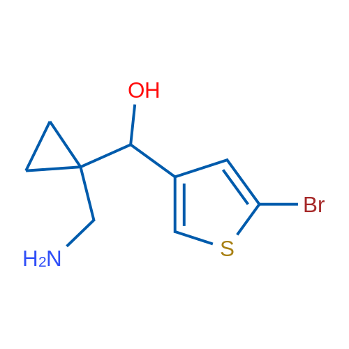 [1-(Aminomethyl)cyclopropyl](5-bromothiophen-3-yl)methanol 1g