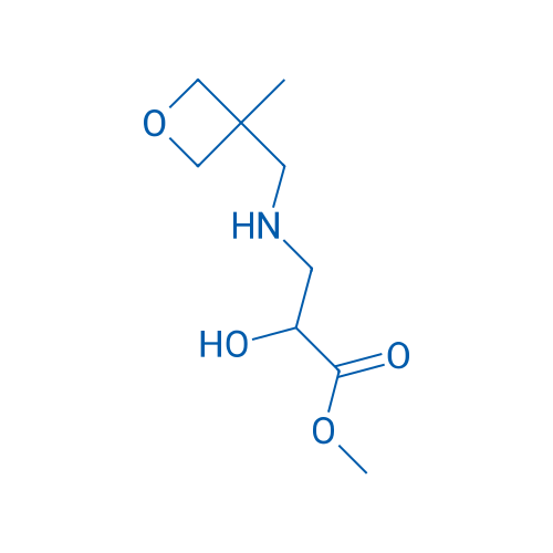 methyl 2-hydroxy-3-{[(3-methyloxetan-3-yl)methyl]amino}propanoate 250mg