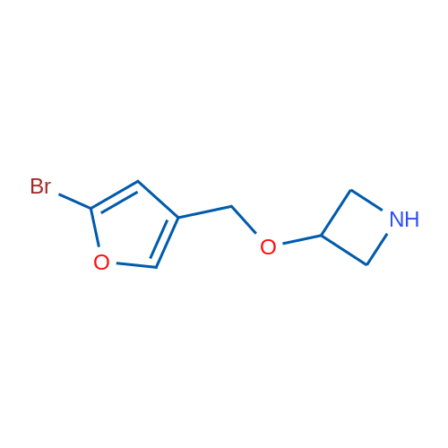 3-[(5-Bromofuran-3-yl)methoxy]azetidine 1g