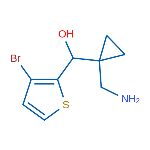 [1-(Aminomethyl)cyclopropyl](3-bromothiophen-2-yl)methanol 1g