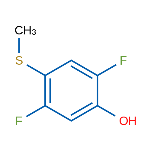 2,5-Difluoro-4-(methylsulfanyl)phenol 1g