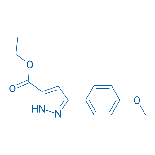 Ethyl 3-(4-methoxyphenyl)-1H-pyrazole-5-carboxylate 1g