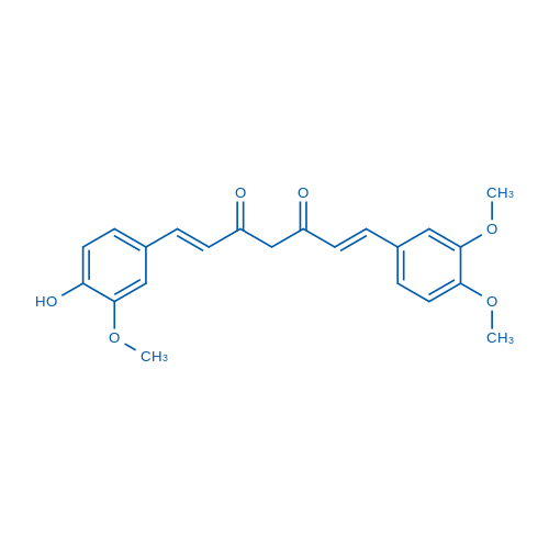 (1E,6E)-1-(3,4-Dimethoxyphenyl)-7-(4-hydroxy-3-methoxyphenyl)hepta-1,6-diene-3,5-dione 50mg