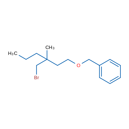 ({[3-(bromomethyl)-3-methylhexyl]oxy}methyl)benzene 1g
