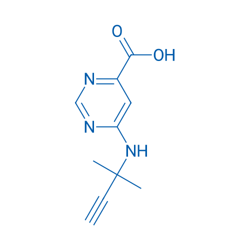 6-[(2-Methylbut-3-yn-2-yl)amino]pyrimidine-4-carboxylic acid 1g