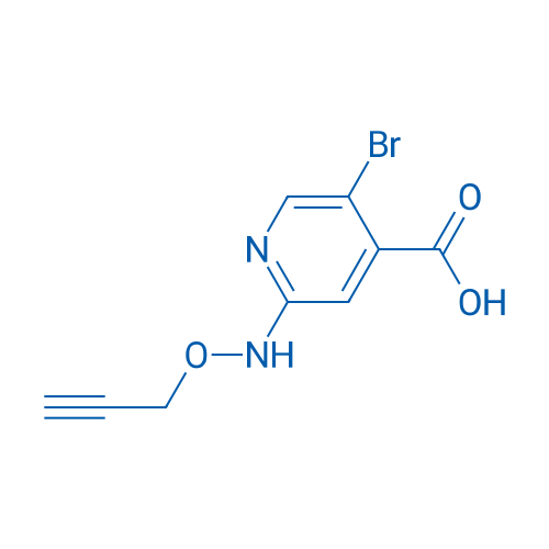 5-Bromo-2-[(prop-2-yn-1-yloxy)amino]pyridine-4-carboxylic acid 1g