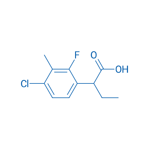 2-(4-Chloro-2-fluoro-3-methylphenyl)butanoic acid 1g
