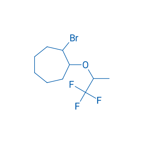 1-Bromo-2-[(1,1,1-trifluoropropan-2-yl)oxy]cycloheptane 1g