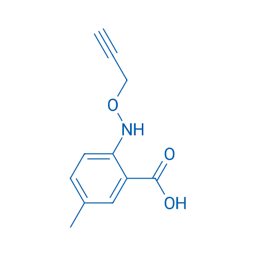 5-Methyl-2-[(prop-2-yn-1-yloxy)amino]benzoic acid 1g