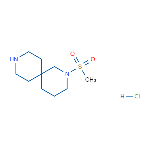 2-(Methylsulfonyl)-2,9-diazaspiro[5.5]undecane hydrochloride 1g