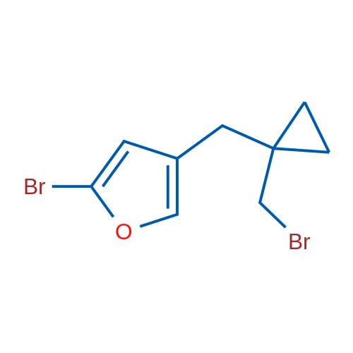 2-Bromo-4-{[1-(bromomethyl)cyclopropyl]methyl}furan 1g