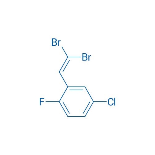 2-(2,2-Dibromovinyl)-4-chloro-1-fluorobenzene 100mg