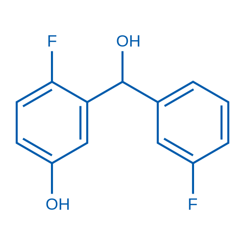 4-Fluoro-3-[(3-fluorophenyl)(hydroxy)methyl]phenol 5g