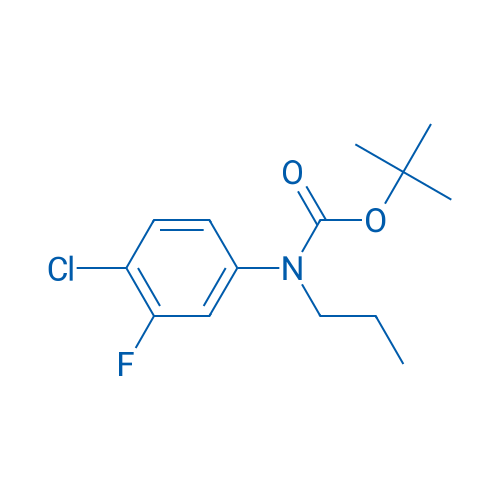 tert-Butyl N-(4-chloro-3-fluorophenyl)-N-propylcarbamate 1g