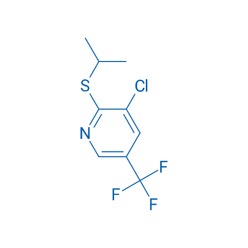 3-Chloro-2-(propan-2-ylsulfanyl)-5-(trifluoromethyl)pyridine 1g