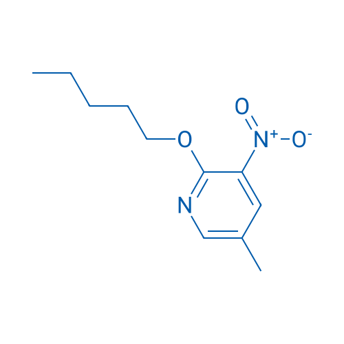 5-Methyl-3-nitro-2-(pentyloxy)pyridine 1g