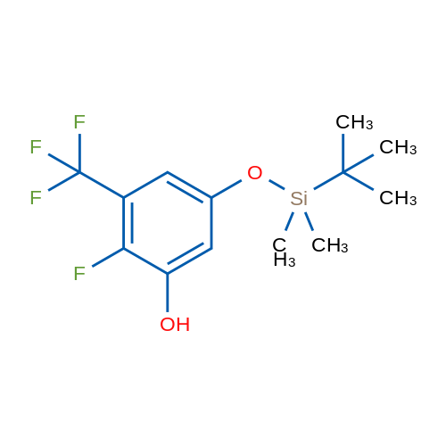 5-[(tert-Butyldimethylsilyl)oxy]-2-fluoro-3-(trifluoromethyl)phenol 5g