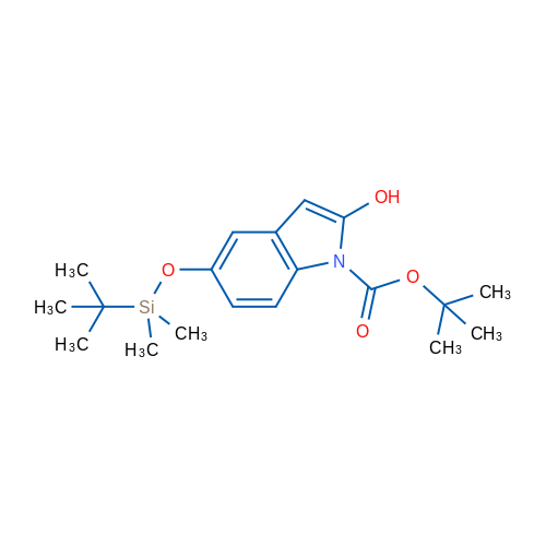 tert-Butyl 5-[(tert-butyldimethylsilyl)oxy]-2-hydroxy-1H-indole-1-carboxylate 5g