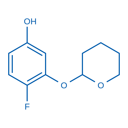 4-Fluoro-3-(oxan-2-yloxy)phenol 1g