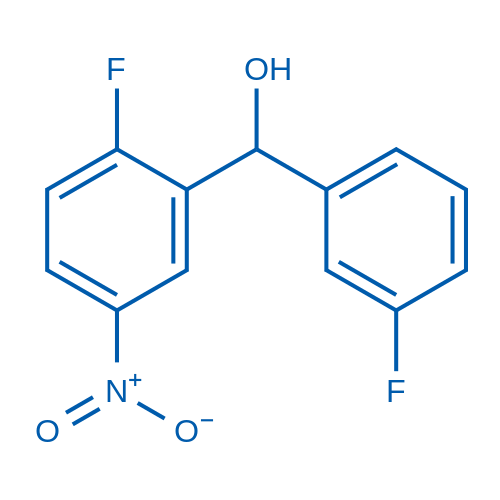(2-Fluoro-5-nitrophenyl)(3-fluorophenyl)methanol 1g