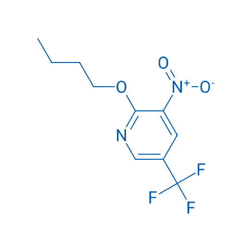 2-Butoxy-3-nitro-5-(trifluoromethyl)pyridine 5g