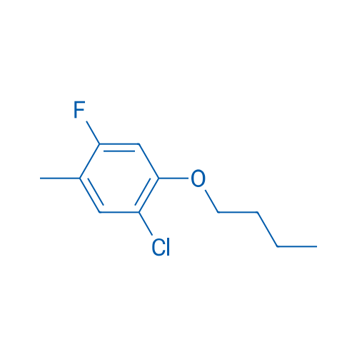 1-Butoxy-2-chloro-5-fluoro-4-methylbenzene 1g