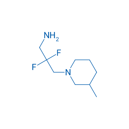 2,2-Difluoro-3-(3-methylpiperidin-1-yl)propan-1-amine 1g