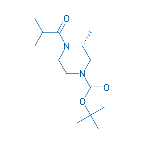 tert-Butyl (R)-4-isobutyryl-3-methylpiperazine-1-carboxylate 1g