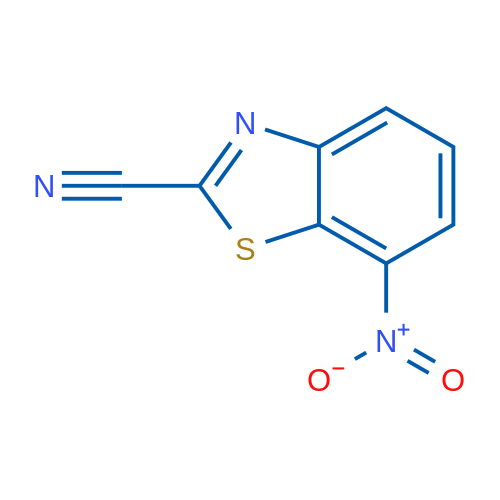 7-Nitrobenzo[d]thiazole-2-carbonitrile 1g