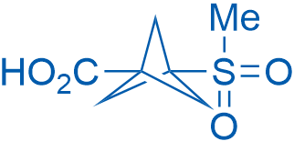 3-(Methylsulfonyl)bicyclo[1.1.1]pentane-1-carboxylic acid 250mg