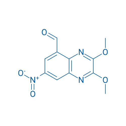 2,3-Dimethoxy-7-nitroquinoxaline-5-carbaldehyde 100mg