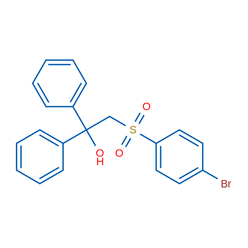 2-(4-Bromobenzenesulfonyl)-1,1-diphenylethan-1-ol 1g