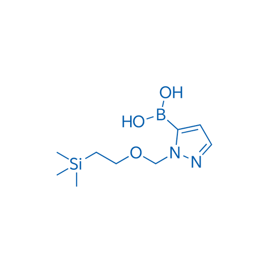 (1-((2-(Trimethylsilyl)ethoxy)methyl)-1H-pyrazol-5-yl)boronic acid 1g