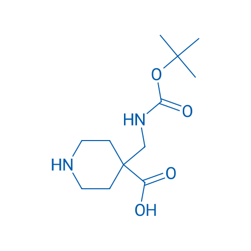 4-({[(tert-butoxy)carbonyl]amino}methyl)piperidine-4-carboxylic acid 1g