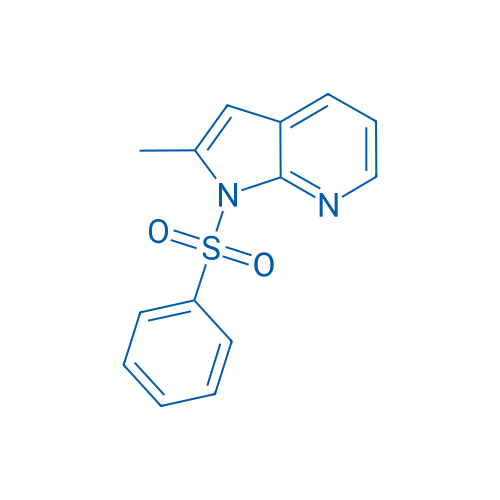 2-Methyl-1-(phenylsulfonyl)-1H-pyrrolo[2,3-b]pyridine 1g