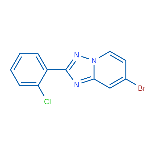 7-Bromo-2-(2-chlorophenyl)-[1,2,4]triazolo[1,5-a]pyridine 1g